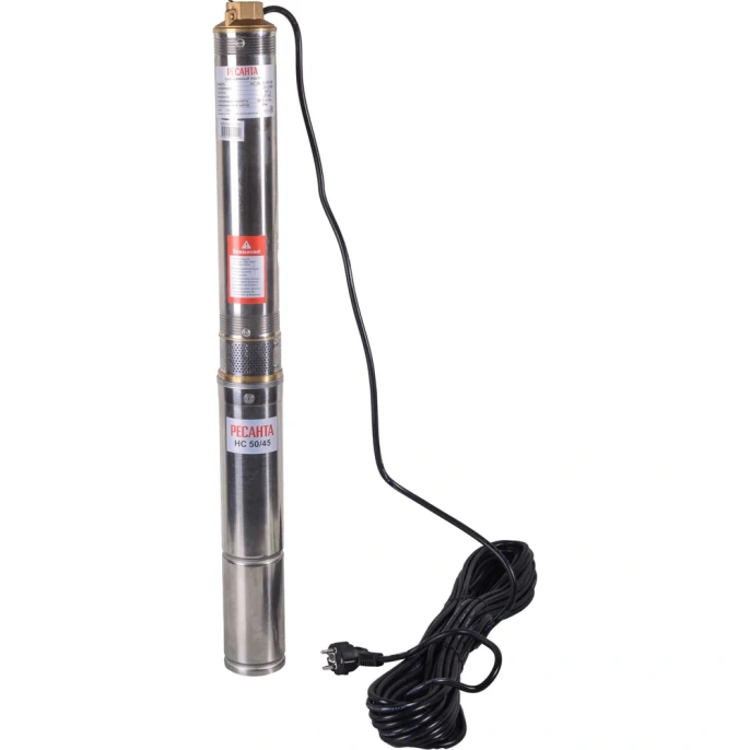 Скважинный насос Ресанта НС 50/45 (d.75 mm, кабель 20 м) 77/3/3