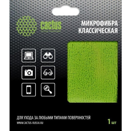 Салфетка из микрофибры Cactus CS-MF02,  1 шт универсальная