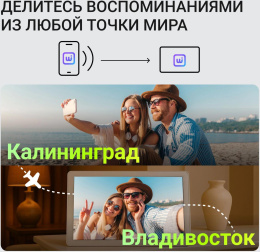 Цифровая фоторамка Digma PF-1155, 11", белый [pf1155w]