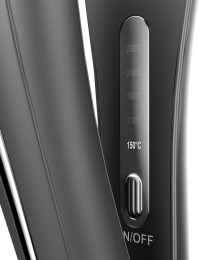 Выпрямитель Haier HHS-618 53Вт черный макс.темп.:220С покрытие:титаново-керам. FZ000TD00RU