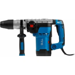 Перфоратор BULL BH 4002 в чемодане 1250 Вт, 2-9 Дж, 40 мм, 3 реж. + 1 зуб., 1 сверло, SDS-max, регулировка оборотов 1333484