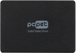 SSD накопитель PC PET PCPS256G2 256ГБ, 2.5", SATA III, SATA, oem