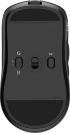 Мышь беспроводная Royal Kludge M3 Dark Night USB/2.4 GHz/Bluetooth полноразмерная, для ПК/для компьютеров Apple, проводная USB/проводная USB Type-C/беспроводная радио/Bluetooth, сенсор оптический 26000 dpi, 6 кнопок
