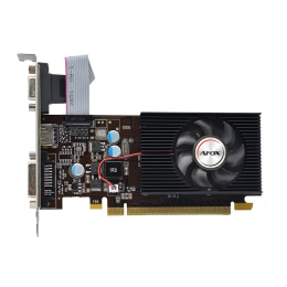 Видеокарта AFOX Geforce G210 LP 1GB, DDR2 64-bit, VGA/DVI/HDMI AF210-1024D3L5 RTL