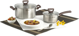 Ковш Rondell Fest RDS-1319, 0.9л, с крышкой, стальной
