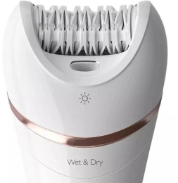 Эпилятор Philips BRE720/01 скор.:2 насад.:6 от аккум. белый