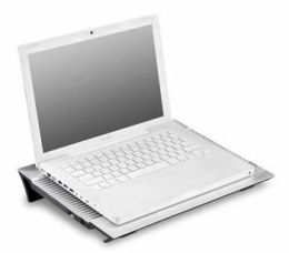 Подставка для ноутбука DeepCool N8, 17", 380х278х55 мм, 3хUSB, вентиляторы 2 х 140 мм, 1244г, серебристый [dp-n24n-n8sr]