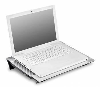 Подставка для ноутбука DeepCool N8, 17", 380х278х55 мм, 3хUSB, вентиляторы 2 х 140 мм, 1244г, серебристый [dp-n24n-n8sr]