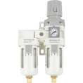 Блок подготовки воздуха 3/8" двухступенчатый с влагоотделителем, регулятором и манометром hd Optimus AFW3000-03
