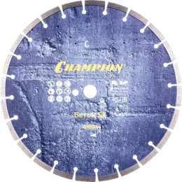 Диск алмазный 350х25,4х10 мм CHAMPION Бетон ST Concremax C1604