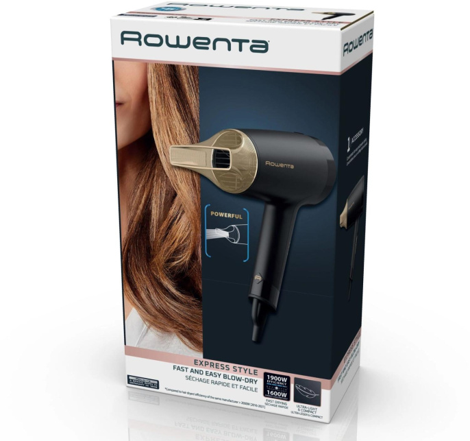 Фен Rowenta CV1804F0 1600Вт черный 1830008759