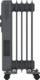 Масляный радиатор Royal Clima Ardea ROR-AR5-1000M, с терморегулятором, 1000Вт, 5 секций, 3 режима, графитовый