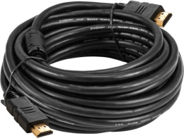 Кабель HDMI ExeGate EX-CC-HDMI2-7.5F 19M/19M, v2.0, 7,5м, 4K UHD, Ethernet, ферритовые кольца, позолоченные контакты EX294696RUS