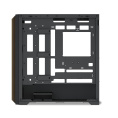 Корпус SAMA Z60 Black (Z60-BKAWA4X1-GL) (материал: сталь SPCC, толщина стенок: 0.7 мм, окно: закалённое стекло, 1xUSB-C, 2xUSB3.0, Audio, без БП, 2x3.5” и 1x2.5”/3.5″, 2x2.5”, 7 слотов расширения, E-ATX, длина видеокарты: 435 мм, высота кулера: 185 мм, во