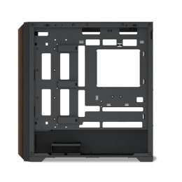 Корпус SAMA Z60 Black (Z60-BKAWA4X1-GL) (материал: сталь SPCC, толщина стенок: 0.7 мм, окно: закалённое стекло, 1xUSB-C, 2xUSB3.0, Audio, без БП, 2x3.5” и 1x2.5”/3.5″, 2x2.5”, 7 слотов расширения, E-ATX, длина видеокарты: 435 мм, высота кулера: 185 мм, во