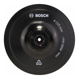 Насадка под круги на липучке 125 мм; 8 мм Bosch 1609200154