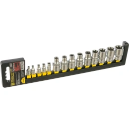 Набор головок торцевых TORX (14 предметов; 1/2DR- 1/4DR) BERGER BG2165