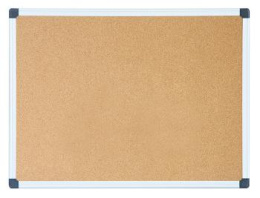 Доска пробковая Deli E39054 пробка 90x120см алюминиевая рама