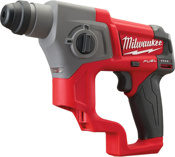 Перфоратор Milwaukee M12 CH-0 FUEL 4933441947 питание: аккумулятор, 12 В, 6575 ударов/мин, скорость вращения: 900 об/мин, энергия удара: 1.1 Дж, патрон: SDS Plus, без аккумулятора