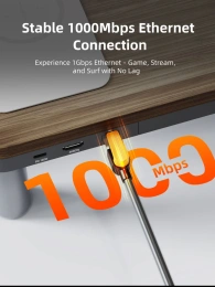 Подставка CABLETIME CSM1G (CT-MRH01-AG) с концентратором 9-в-1