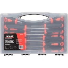 Набор отверток с магнитным наконечником Gigant 11 предметов GSS 11