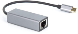 Кабель-переходник USB 3.1 Type-C -- RJ-45 1000Mbps Ethernet, Aluminum Shell, 0.15м VCOM DU320M