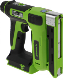 Степлер ручной Greenworks G24CS10 скобы 4/55/90/18GA 3400107