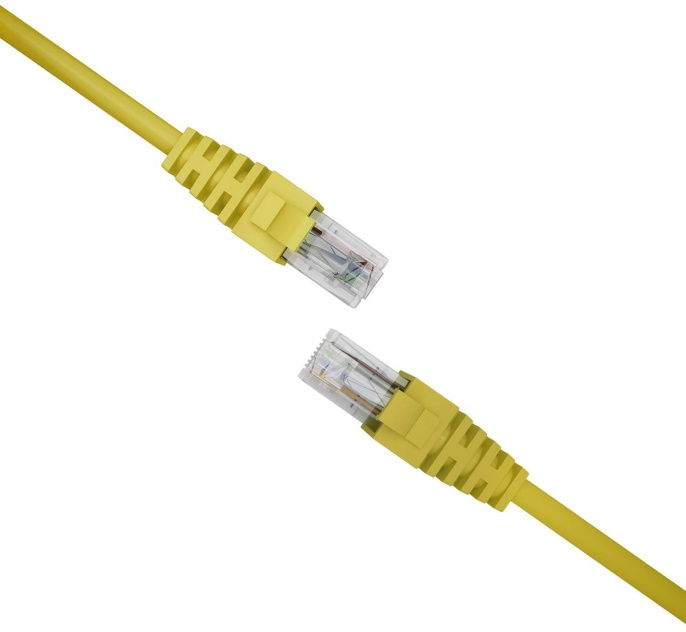 Патч-корд NTSS NTSS-PC-UTP-RJ45-5e-0.15-LSZH-YL UTP RJ-45 вил.-вилка RJ-45 кат.5E 0.15м желтый LSZH 14219440