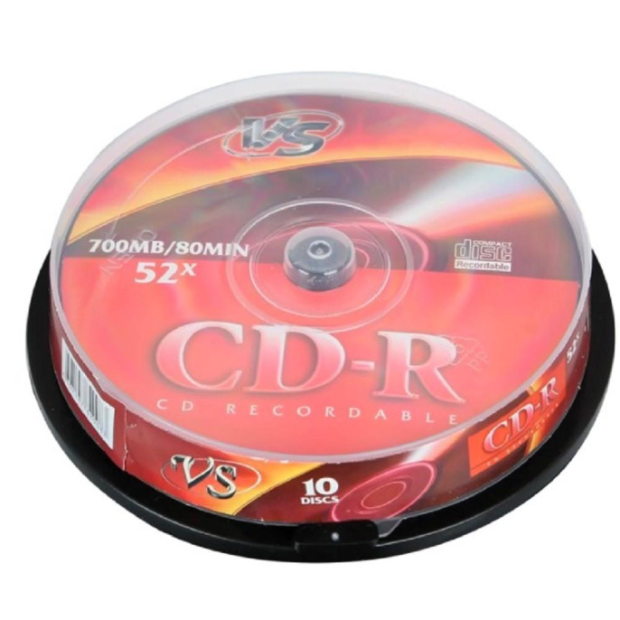 Диски VS CD-R 80 52x CB/10 VSCDRCB1001 620083
