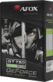 Видеокарта AFOX NVIDIA GeForce GT 730 AF730-2048D3L5 2ГБ GDDR3, Low Profile, Ret