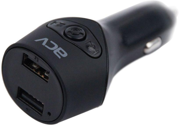 Автомобильный FM-модулятор ACV FMT-119B черный BT USB 37400