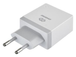 Сетевое зарядное устройство Digma DGWC-2U-3A-WG, 2xUSB-A, 15.5Вт, 3.1A, белый
