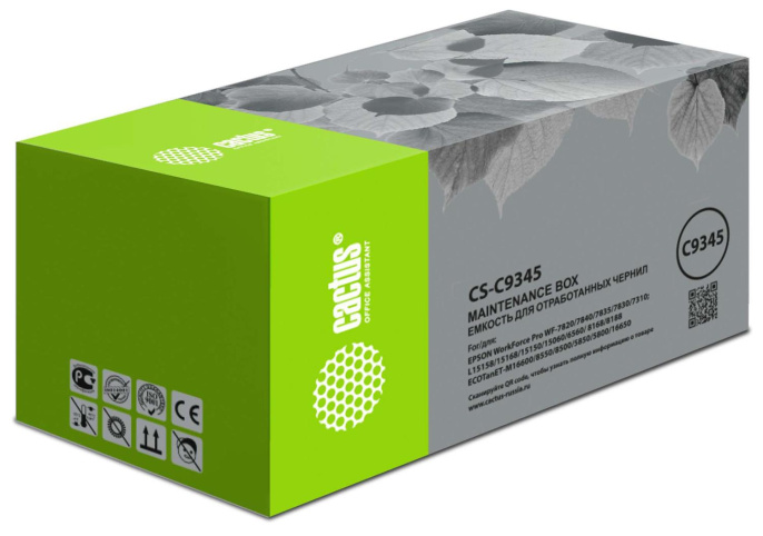 Бункер Cactus CS-C9345 (C9345 емкость для отработанных чернил) для WorkForce Pro WF-7820/7840/7835/7830/7310