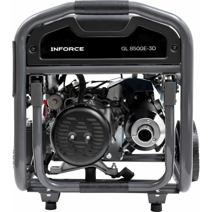 Бензиновый трехфазный генератор Inforce (8,5 кВт при 400/230В; эл.стартер; ATS; колёса и ручки) GL 8500E-3D