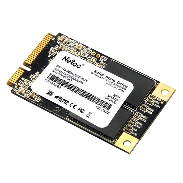 SSD накопитель NETAC N5M 256ГБ, mSATA, SATA III, mSATA [nt01n5m-256g-m3x]