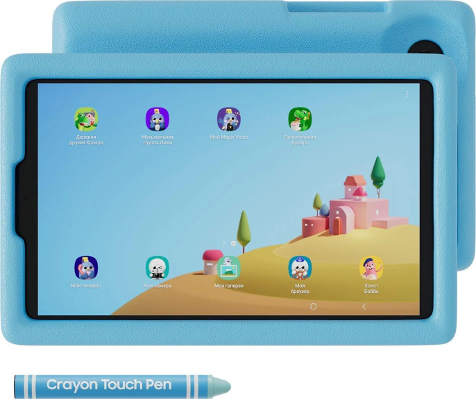 Планшет Samsung Galaxy Tab A9 Kids Edition G99 2.2 8C RAM4Gb ROM64Gb 8.7" LCD 1340x800 Android 13 серый 8Mpix 2Mpix BT WiFi microSD 1Tb 5100mAh 7hr