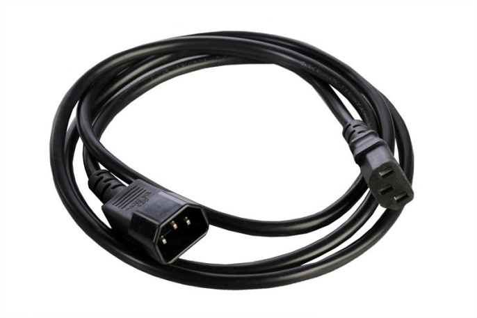 Шнур питания Rem (R-10-Cord-C13-C14-3) C13-С14 проводник.:3x1мм2 3м 220В 10А (упак.:1шт) черный