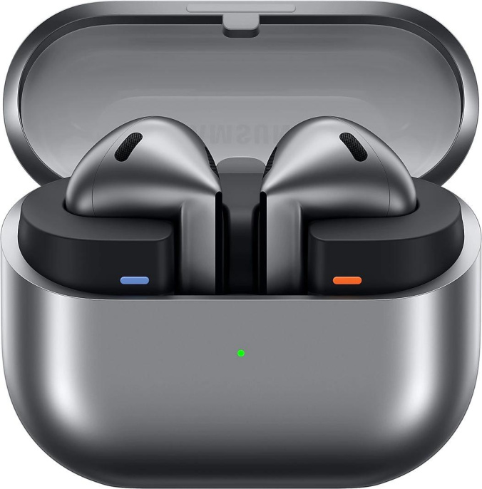 Гарнитура вкладыши Samsung Galaxy Buds 3 серебристый беспроводные bluetooth в ушной раковине SM-R530NZAACIS