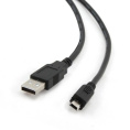 Bion Кабель интерфейсный USB 2.0 AM/miniBM 5P, позолоченные контакты, ферритовые кольца, 1.8 м, черный [BXP-CCP-USB2-AM5P-018]