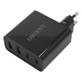 ORIENT PU-A100WL, Сетевое зарядное устройство с функцией быстрой зарядки, мощность 100Вт, Quick Charge 3.0+Power Delivery, выходы: 2xUSB-A + 2xType-C/PD, DC 5/9/12/15/20В, цвет черный 33168