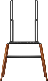 Подставка для телевизора Cactus CS-ST3645BKWN, 43-65", напольный, черный  / орех