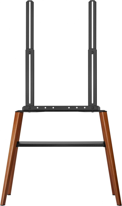 Подставка для телевизора Cactus CS-ST3645BKWN, 43-65", напольный, черный  / орех