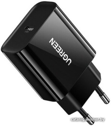 Зарядное устройство UGREEN CD137 10191 Fast Charging Power Adapter With PD 20W EU. Цвет: черный (10191_)