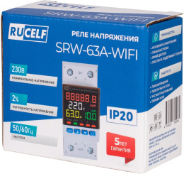 Стабилизатор напряжения Rucelf SRW-63A-WIFI однофазный белый