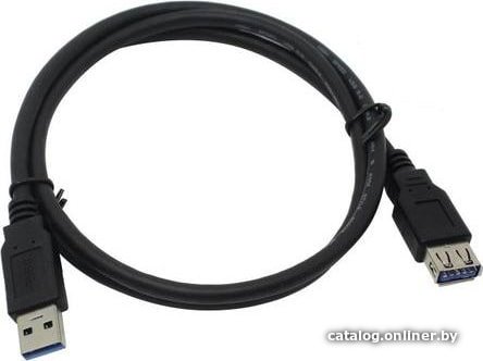 Кабель удлинительный Exegate EX-CC-USB3-AMAF-1.0 USB 3.0 A-- A 1м EX284931RUS