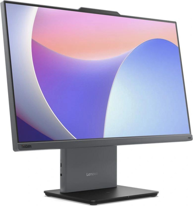 Моноблок Lenovo ThinkCentre neo 50a G5 23.8" Full HD Core 5 210H (2.2) 16Gb SSD512Gb Graphics без ОС GbitEth WiFi BT 90W клавиатура мышь Cam серый 1920x1080
