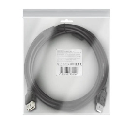 Defender PRO USB 2.0 кабель удлинительный 1.8м AM/AF , зол.конт, 2фер.фил. 87429