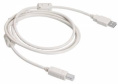 Кабель USB2.0 Buro USB A m - USB B m , ферритовый фильтр , 1.8м, серый [usb2.0-am/bm-1.8m-mg]