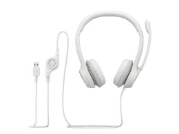 Гарнитура/ Headset Logitech H390 USB White 981-001286