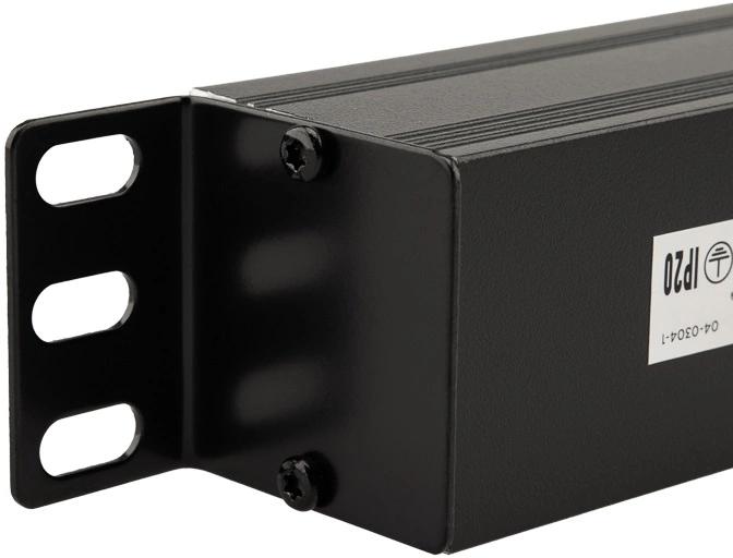 Блок распределения питания REXANT 04-0304-1,  горизонт.размещ.,  C13Х8,  Тип вход. тока 10A,  2м